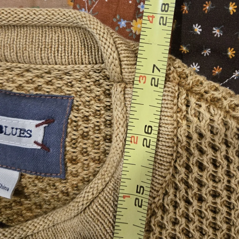 Butterscotch Crew Neck Sweater By 32 Bar Blues